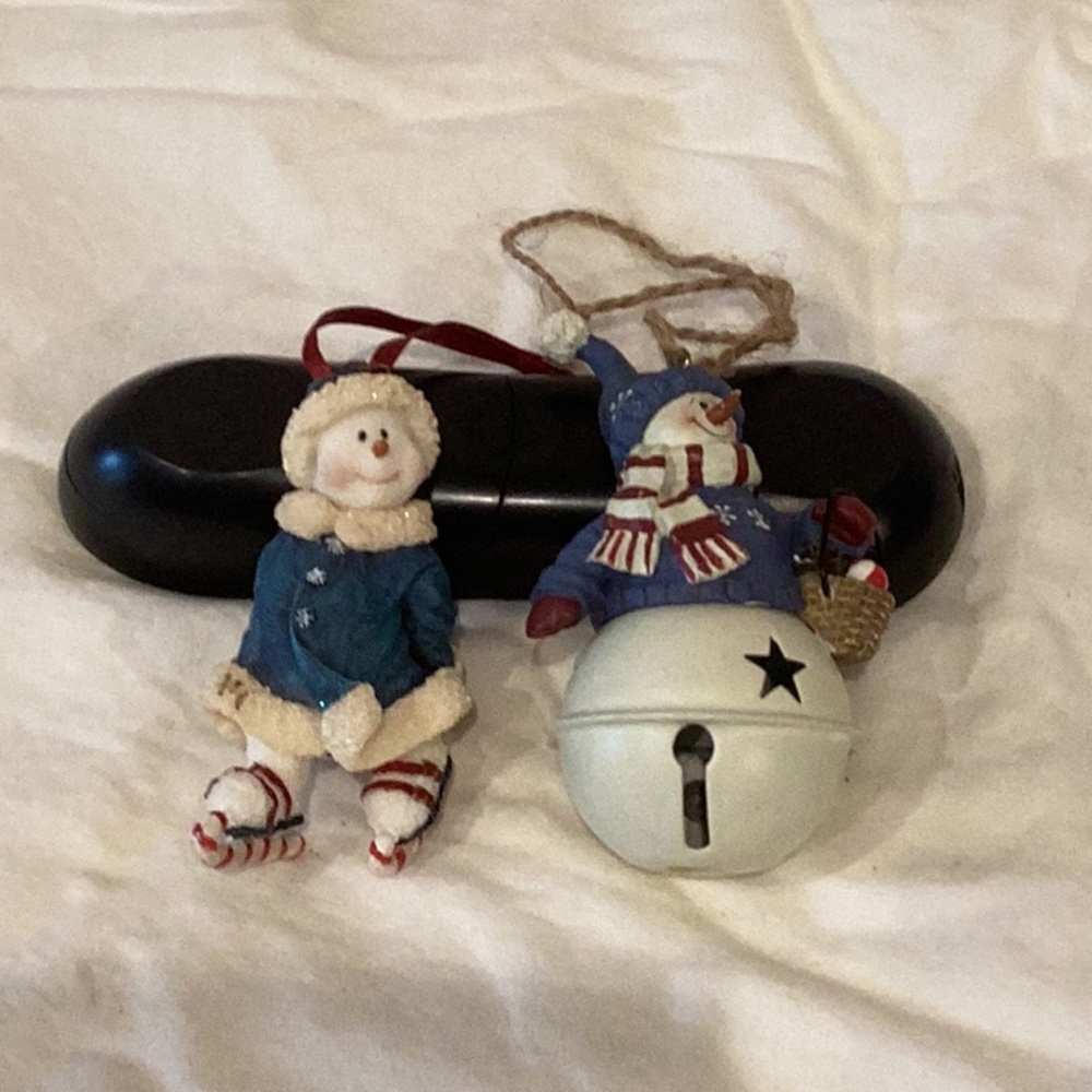 Snowmen ornaments (2)